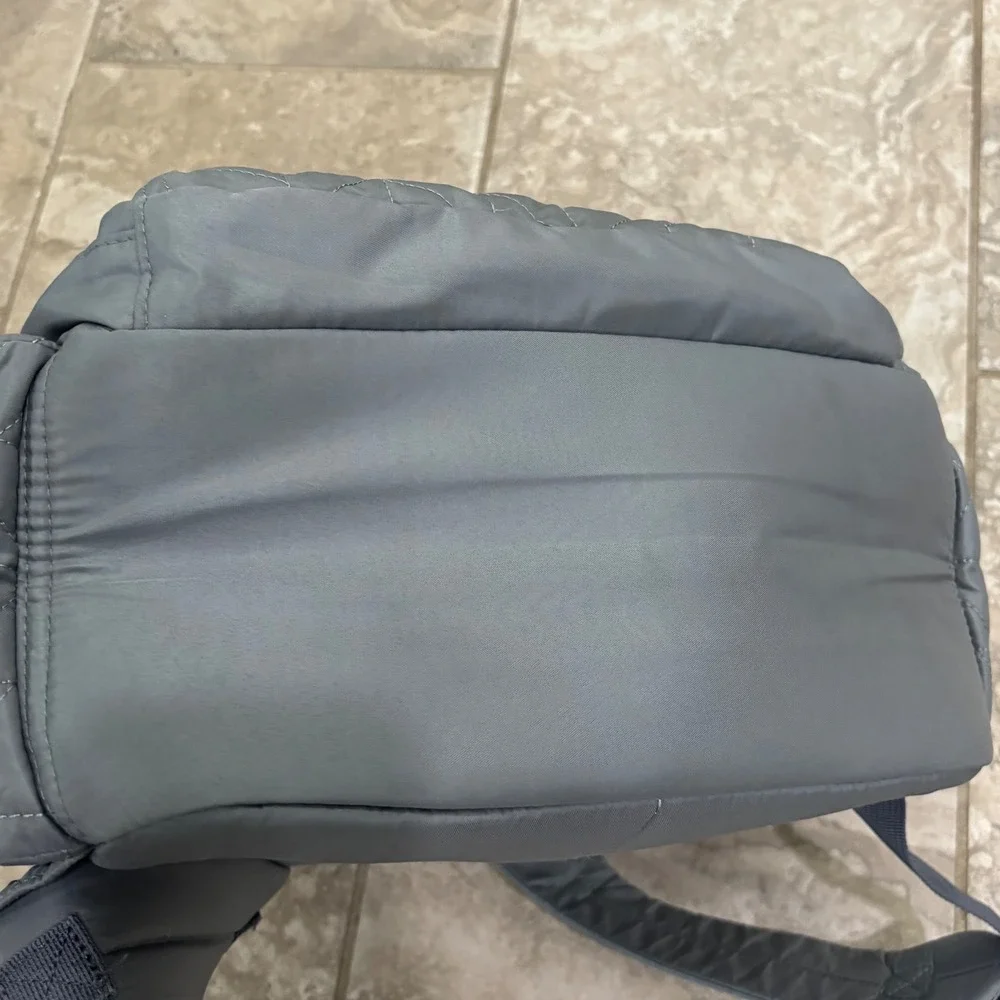 Skip Hop Forma Diaper Bag Backpack Grey Quilted Chevron Diaper Bag